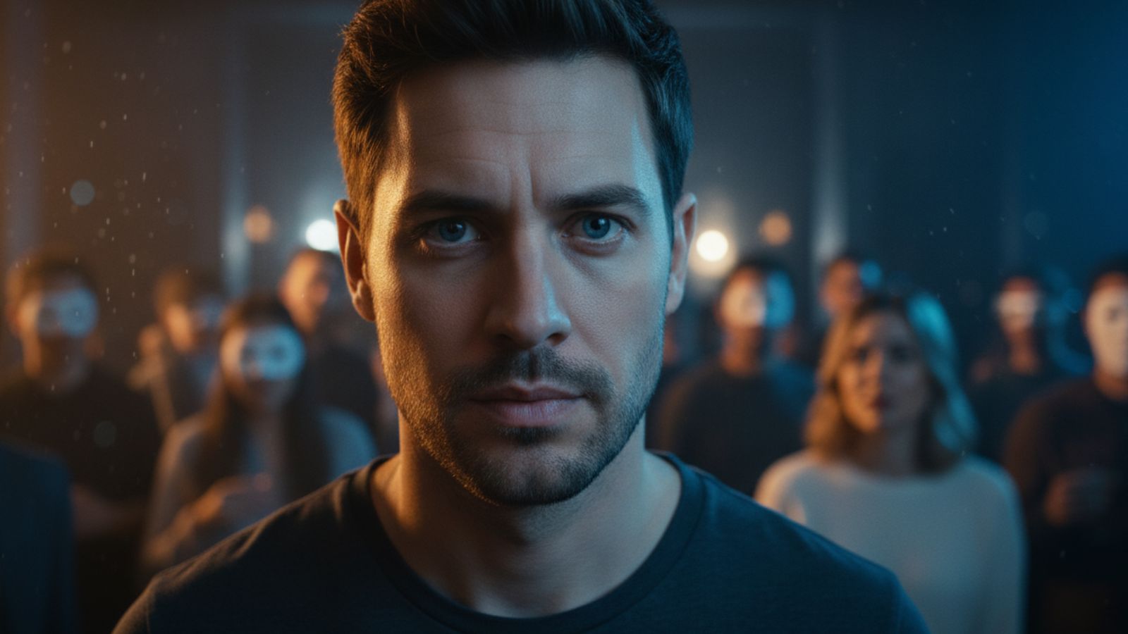 A man analyzing people, illustrating the 9 secrets to understand human behavior.