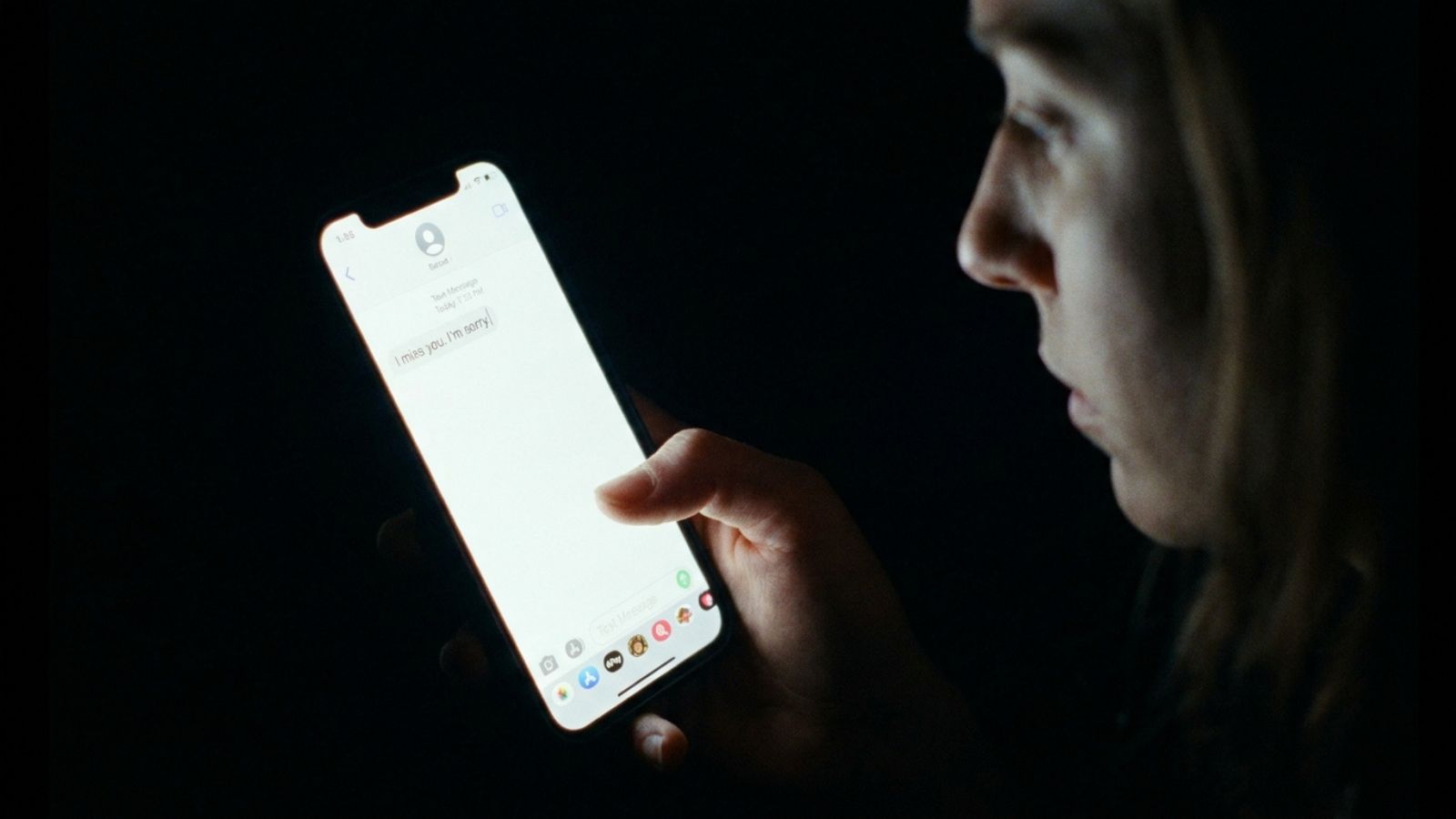 The psychological urge to text someone you miss at night